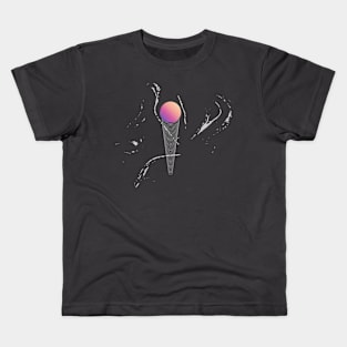 Abstract circle gradient Kids T-Shirt